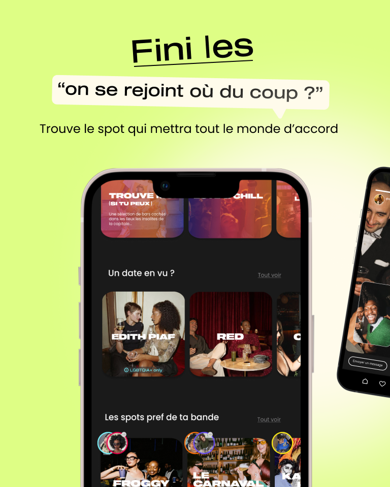 Présentation d'une application social discovery